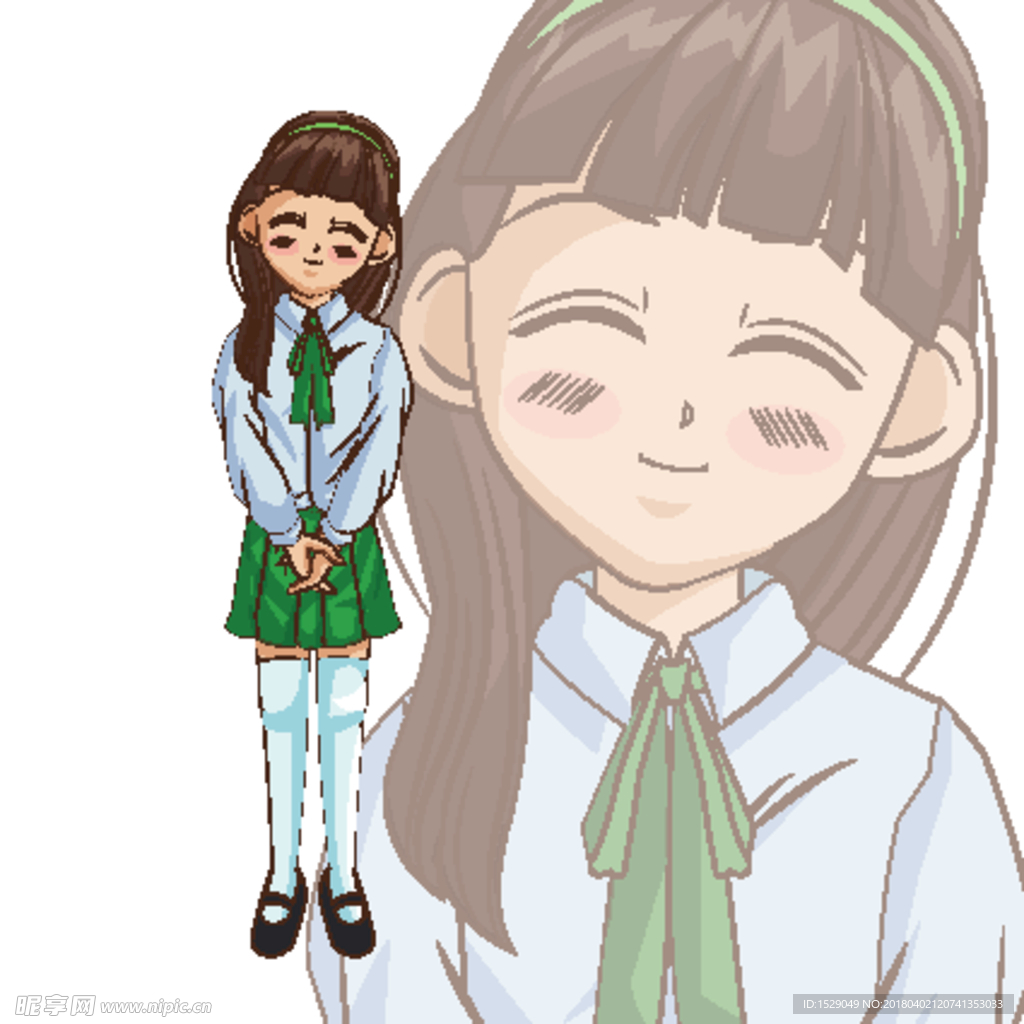 卡通女生