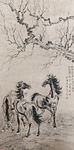徐悲鸿国画马