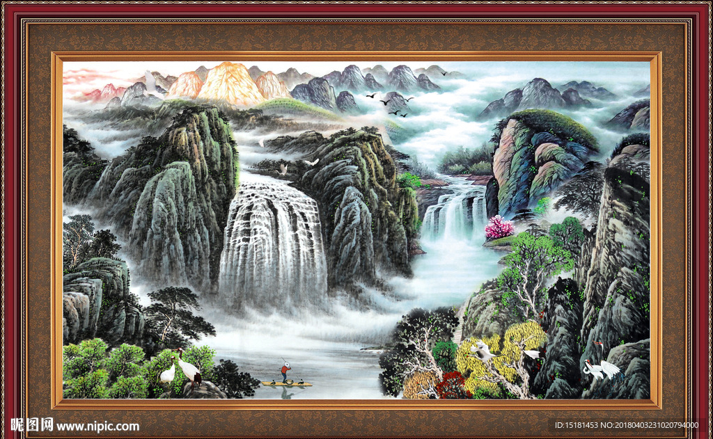 山水国画