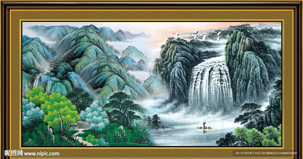 山水国画