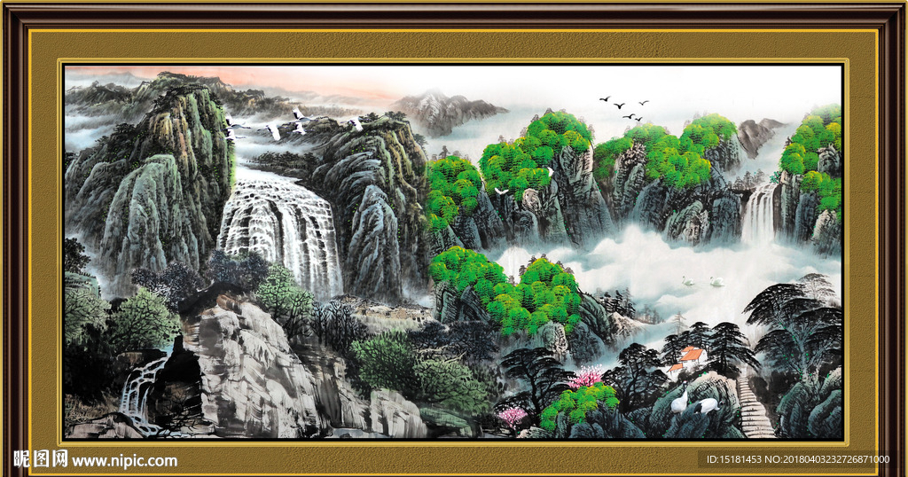 山水风景国画