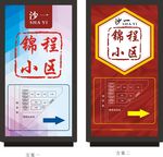 高档小区指示牌
