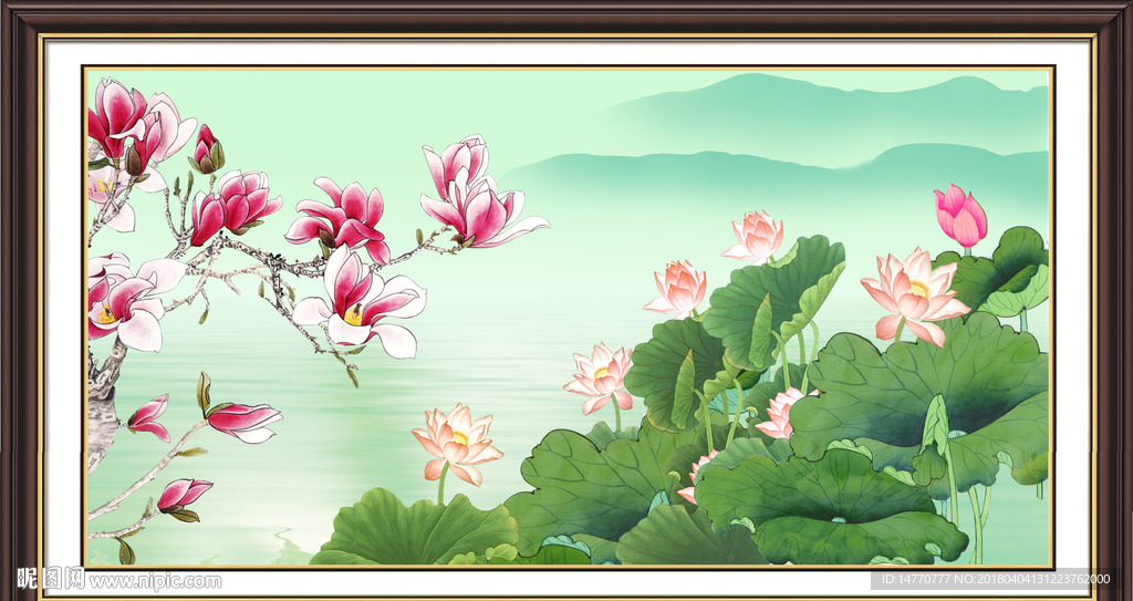荷花图