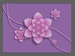 立体花纹