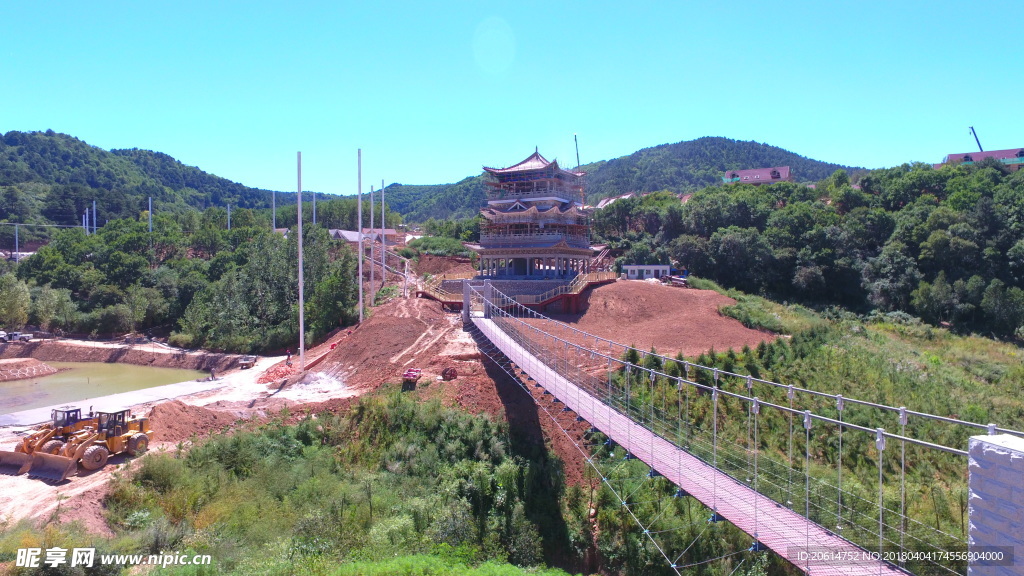 建设中的度假区