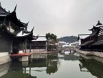 绍兴 柯岩风景区 鉴湖 亭子