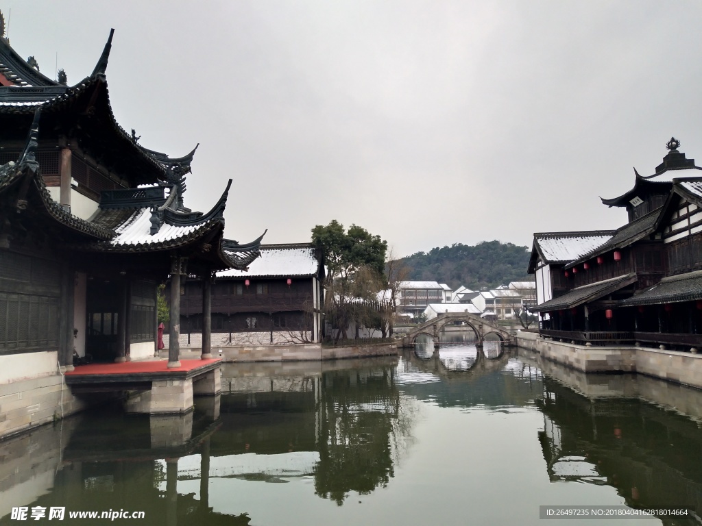 绍兴 柯岩风景区 鉴湖 亭子