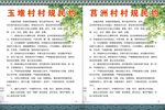 村规民约