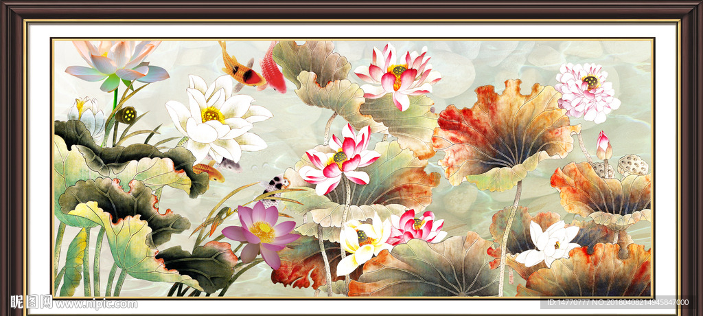 荷花图