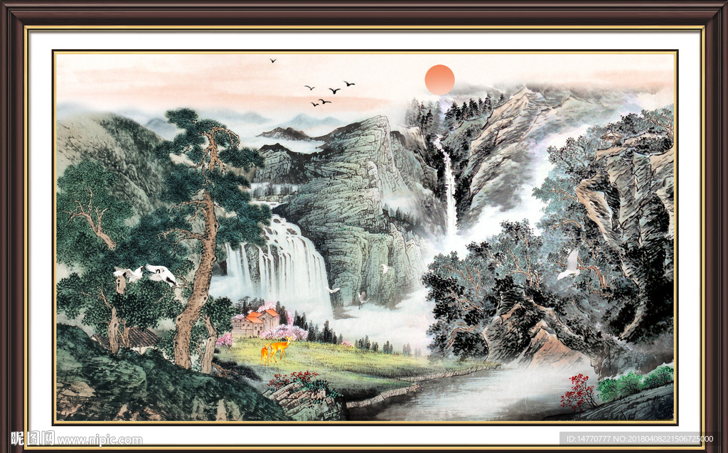 山水国画