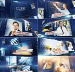 线框立方样式的图文展示
