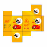 茶叶  小盒  包装 展开图