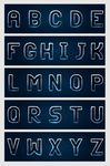 发光英文字母