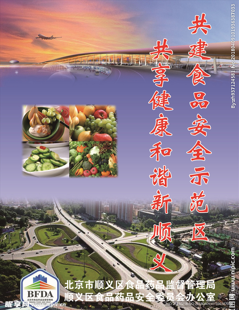 美食安全海报