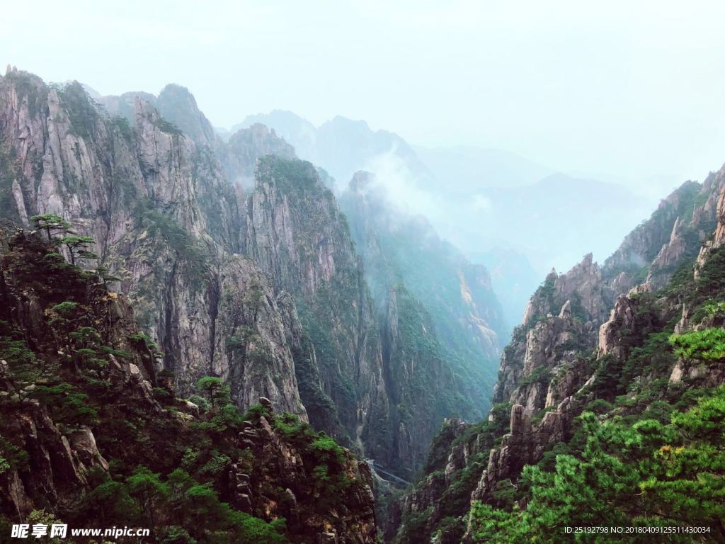 黄山 山脉