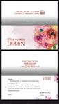 花卉美容行业邀请函图片模板下载