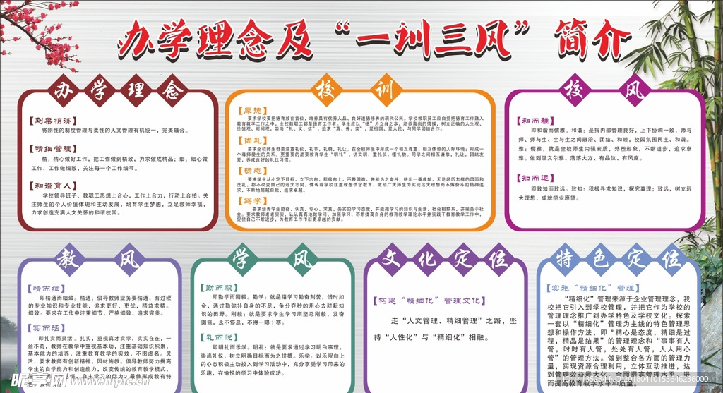 一训三风