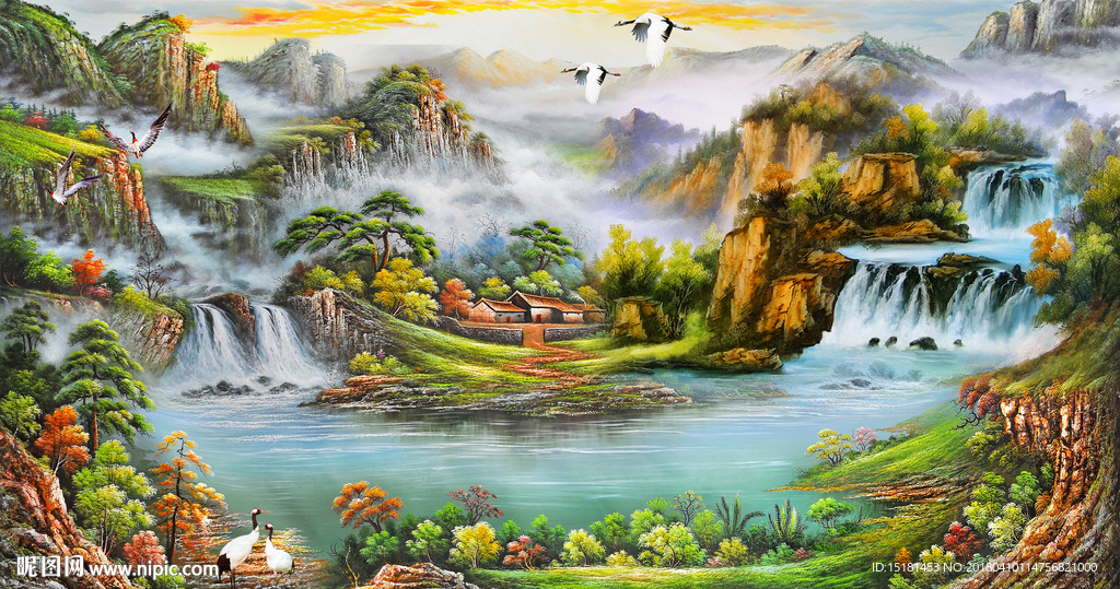 风景山水油画