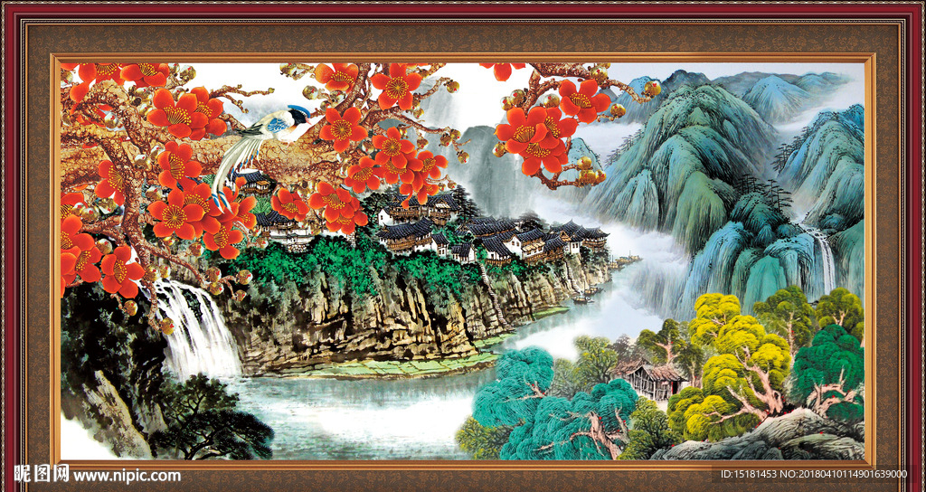 国画梅花