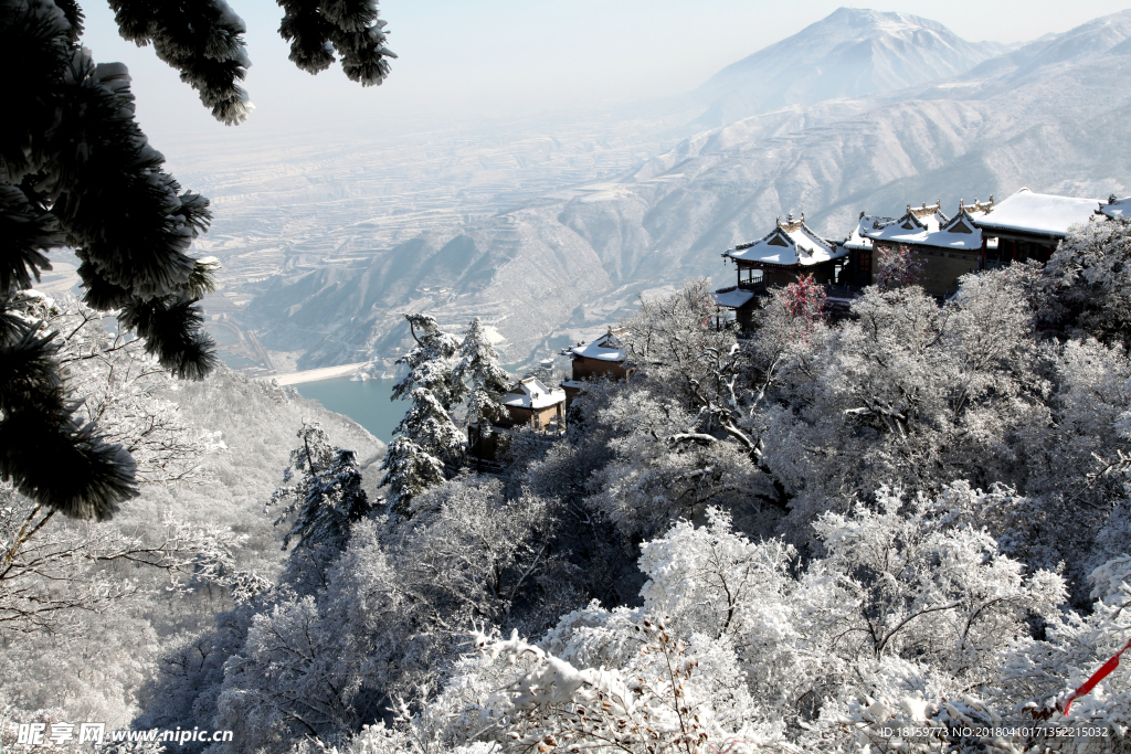 崆峒雪景