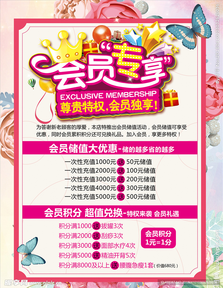 会员专享海报