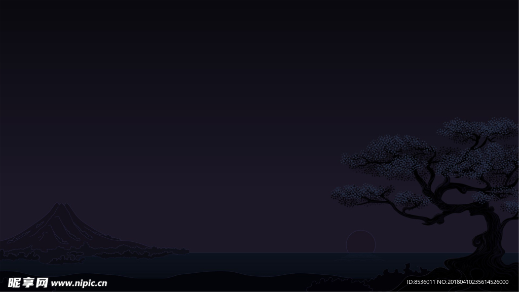创意森林绘画