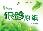 银鸽原纸宣传单