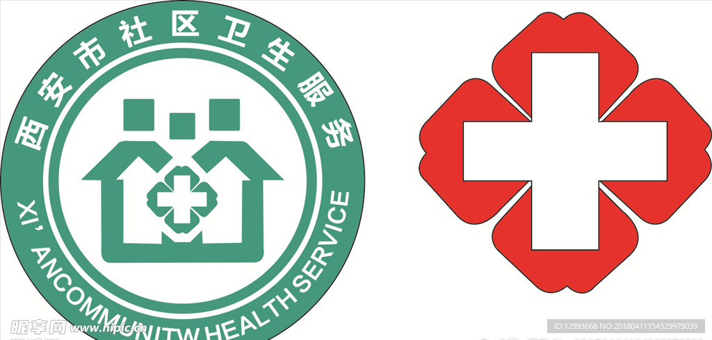 医院社区logo标志