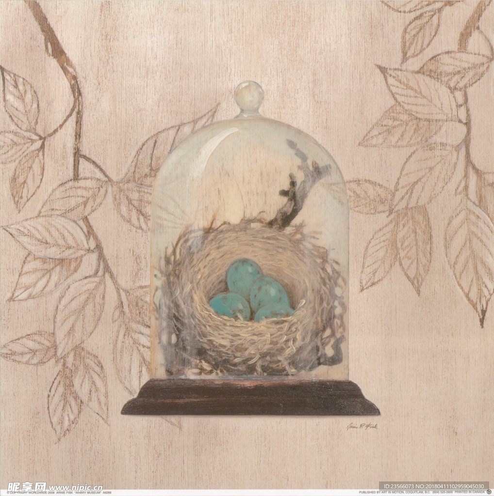 欧式复古花纹画