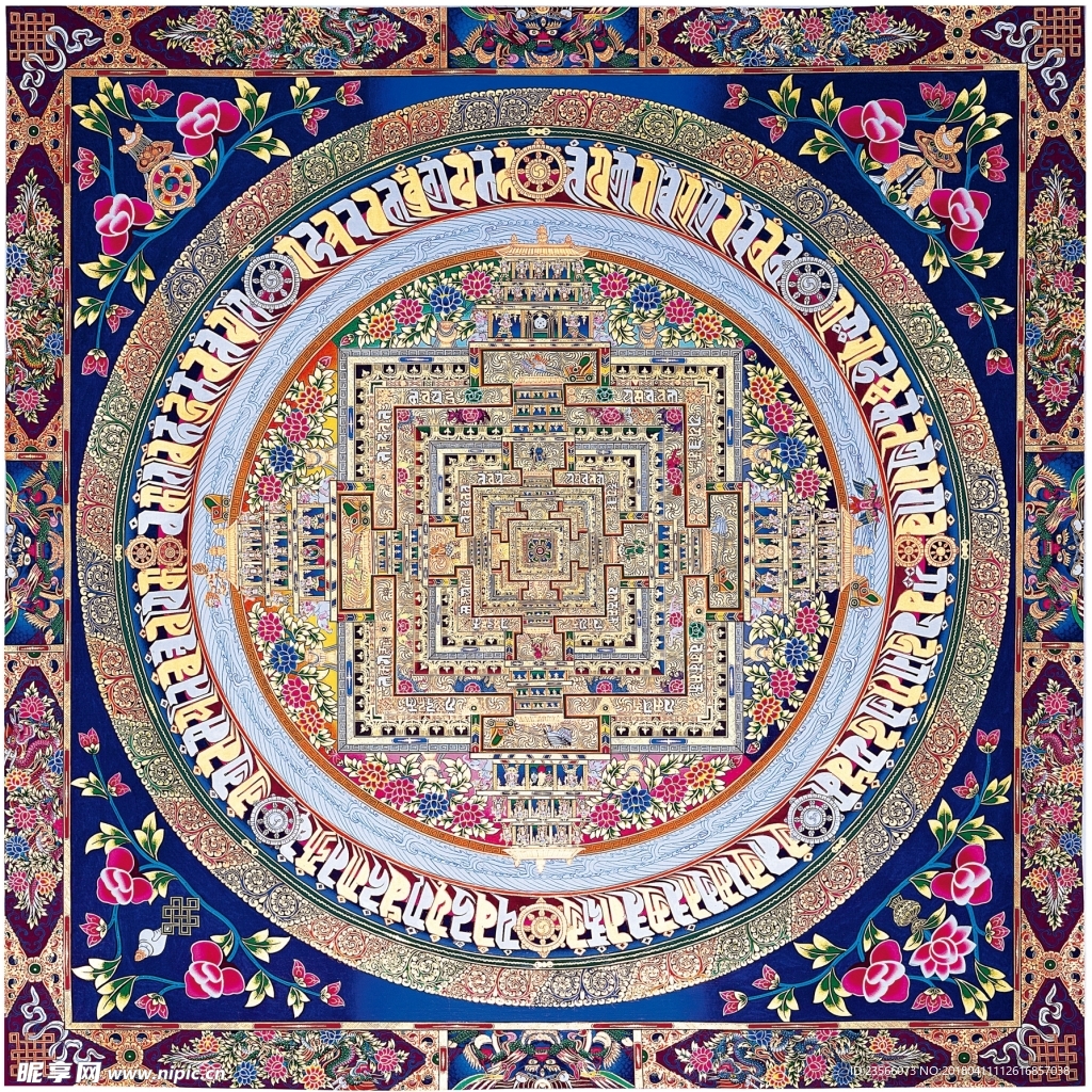 欧式复古花纹图案