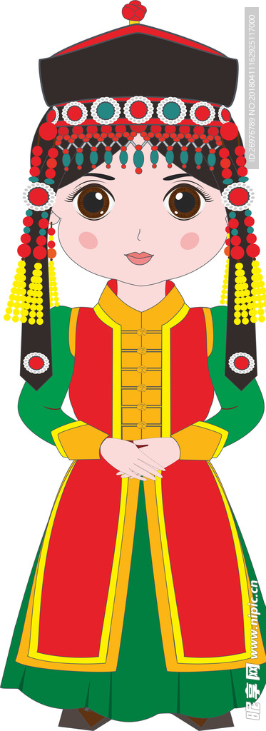 鄂尔多斯蒙族传统服饰