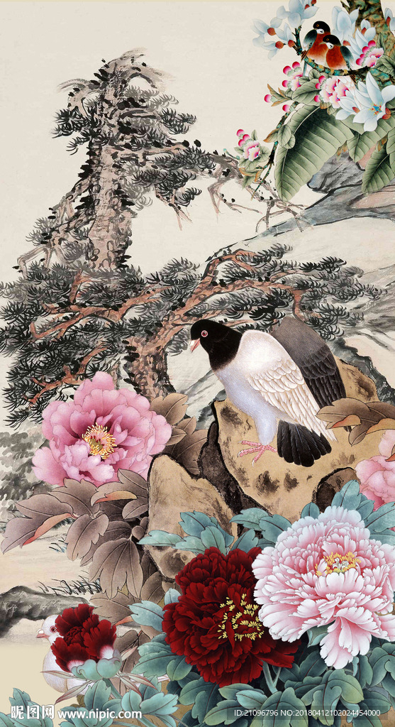 牡丹玄关