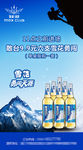 雪花勇闯海报设计模板