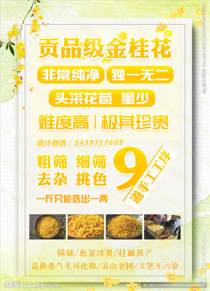 桂花 宣传单 DM单  品名单