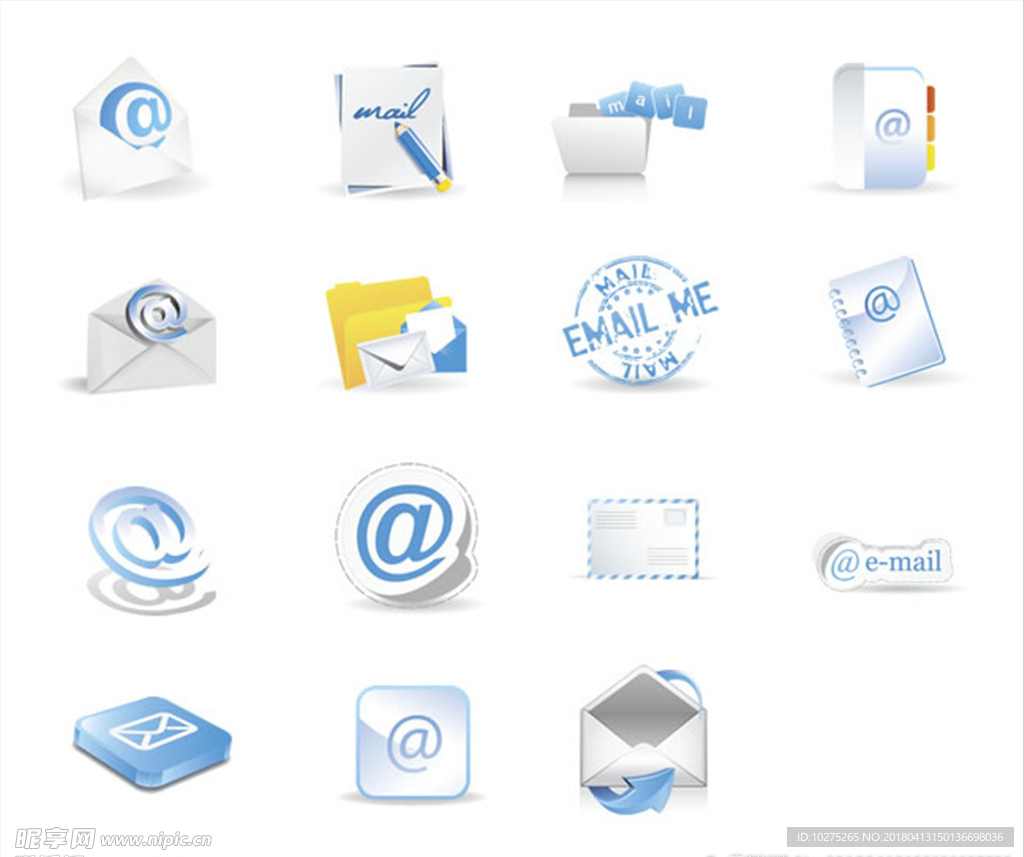 E-mail图标PNG+ICO