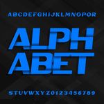 个性英文字体矢量
