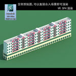 规划建筑 简易建筑 规划体块