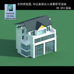 规划建筑 简易建筑 多层体块