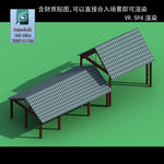 亭 休闲亭 3D木亭