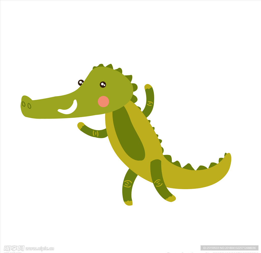 卡通鳄鱼