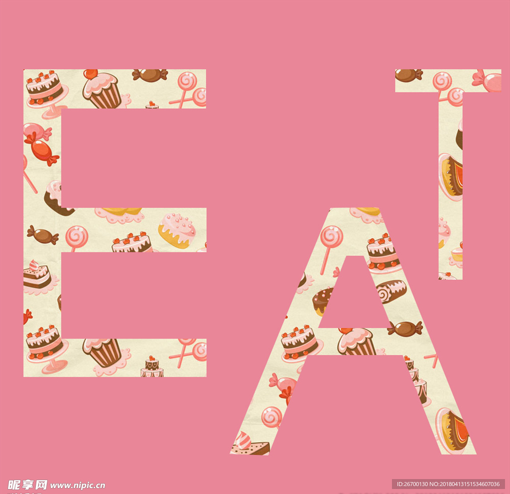 字母海报