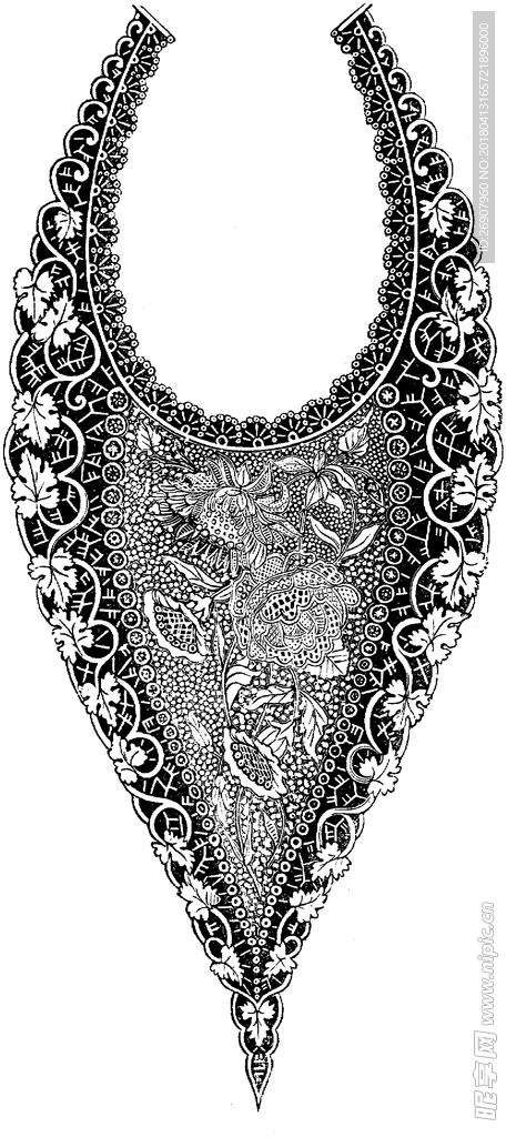 版画系列  插画  花纹