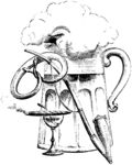 版画系列  插画 水壶