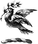 版画系列  插图 飞鸟 树枝