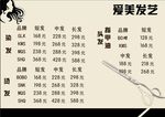 价目表