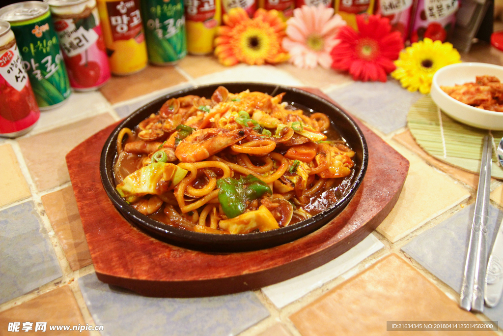 铁板乌冬面