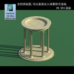 亭 休闲亭 3D木亭 亭子模型