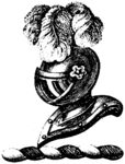 版画系列  插图  骑士头盔