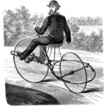 版画系列  插图  自行车