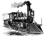 版画系列  插图系列  火车